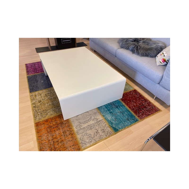 Table basse rectangle métal laqué Table basse rectangle métal laqué