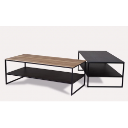 Table Basse bois et métal