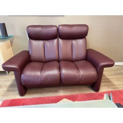 Canapé Stressless cuir bordeaux