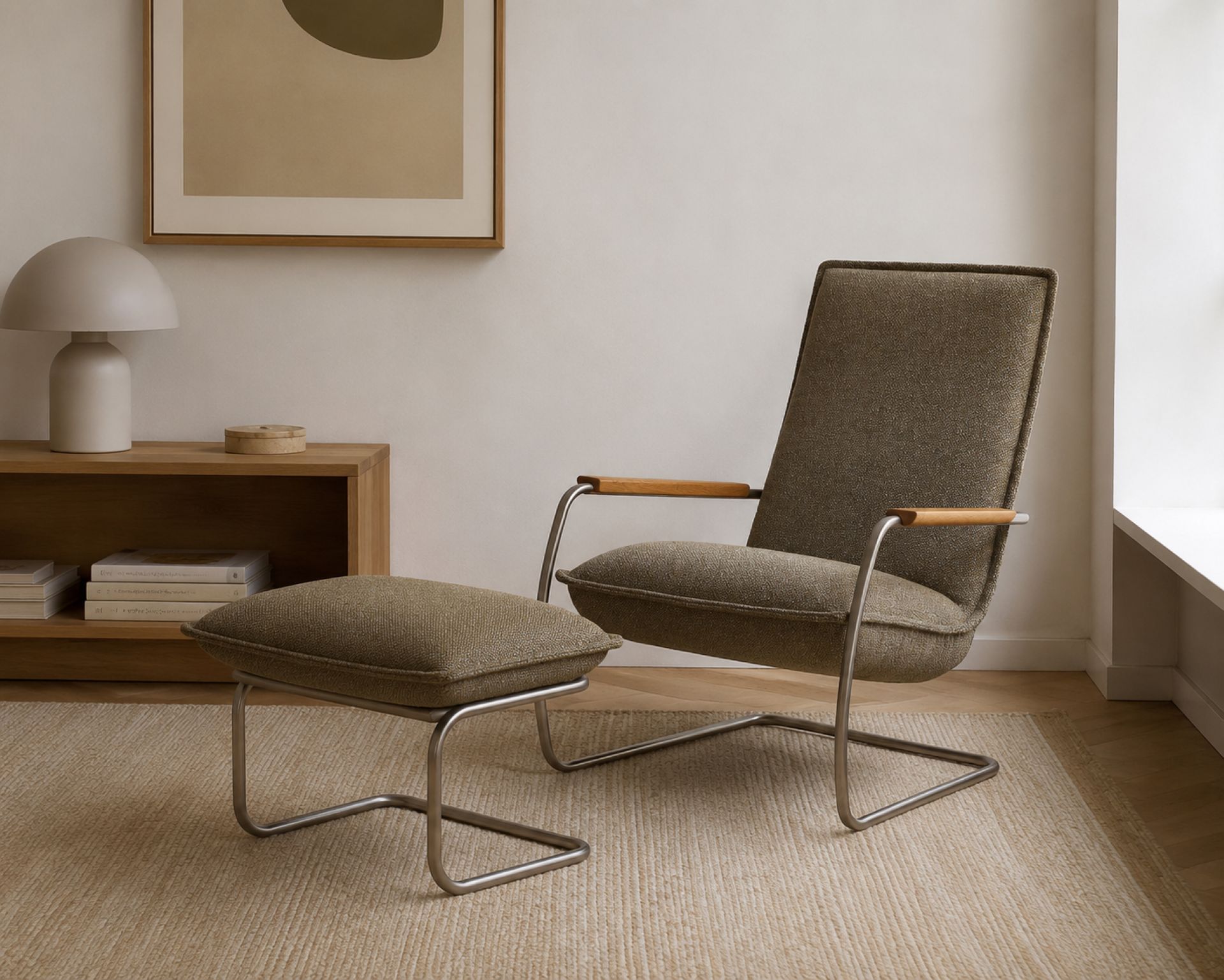 Chaise avec accoudoirs Bae - Detail